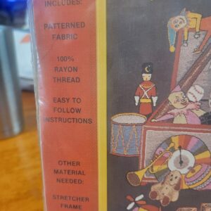 Vintage Kazari Punch Embroidery Kit Mother Goose Pattern 12x16 NOS