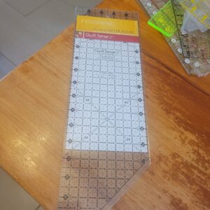 Quilt Sense 5" x 16 3/4" Miter Ruler for Quilting