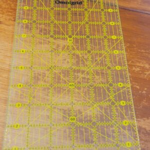 Omnigrid 12 x 6 Inch Acrylic Quilt Template Quilting Ruler Vintage