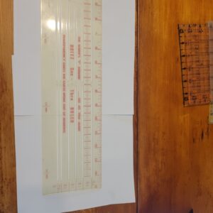 Vintage Dritz See-Thru Ruler The Sewer's "T" Square