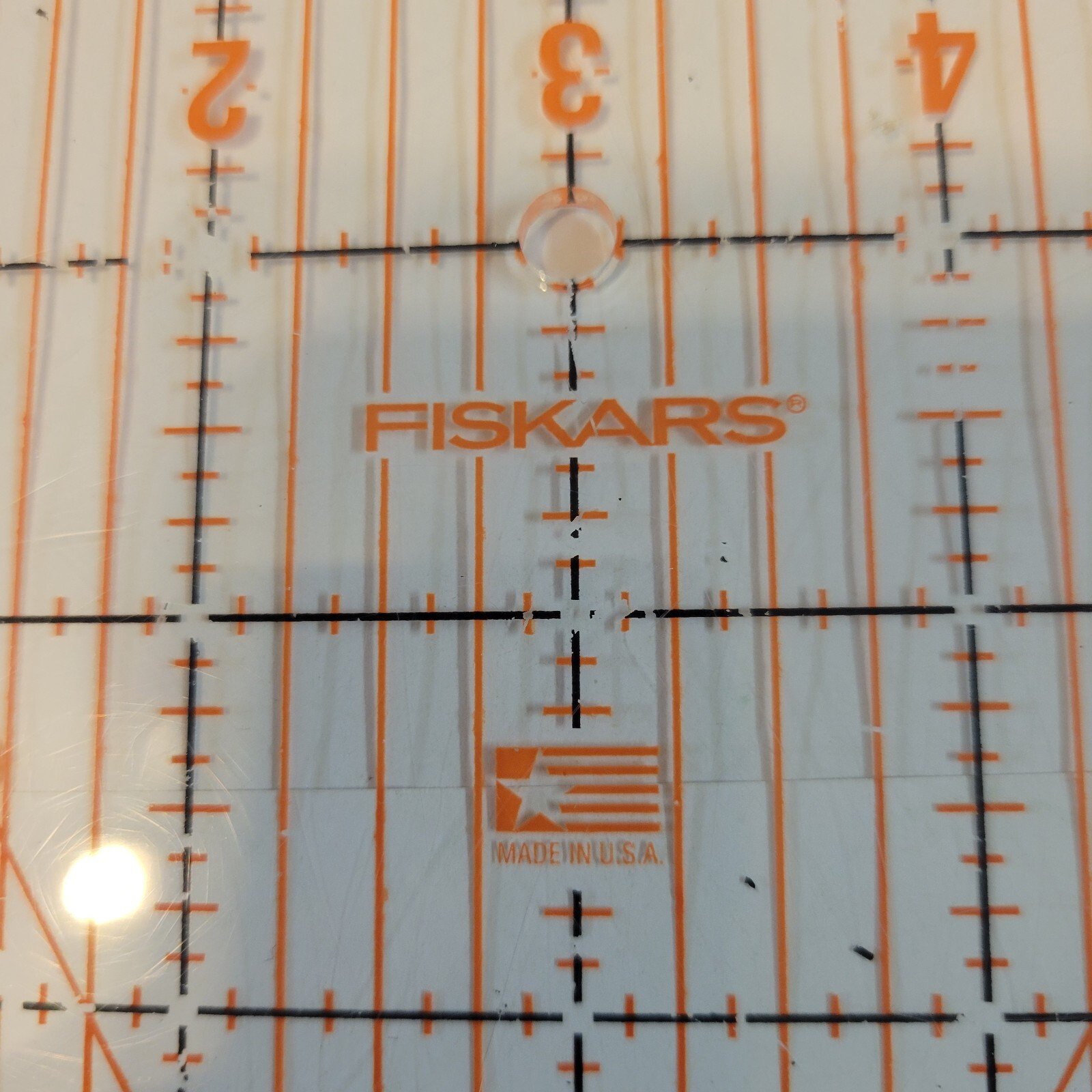 6" by 12" Fiskars Acrylic Ruler - Image 2