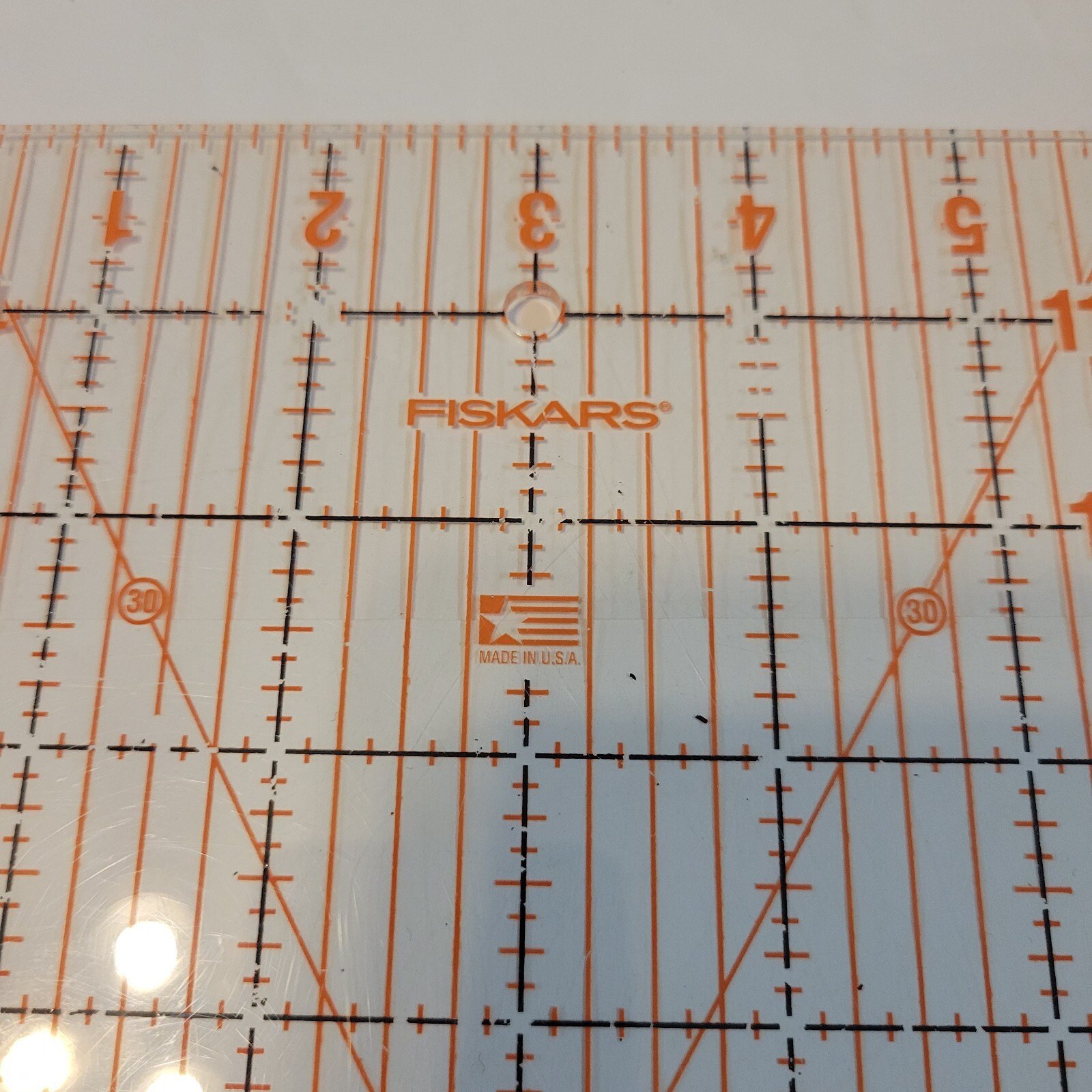 6" by 12" Fiskars Acrylic Ruler - Image 3