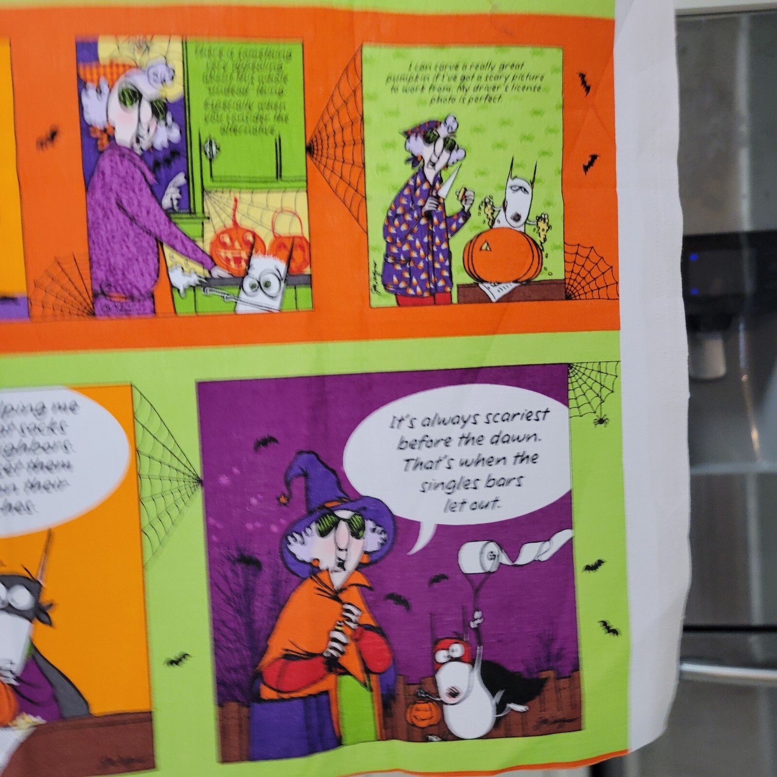 Halloween Maxine 2013 Funny Jokes Robert Kaufman Fabric 1/2 Yd - Image 5
