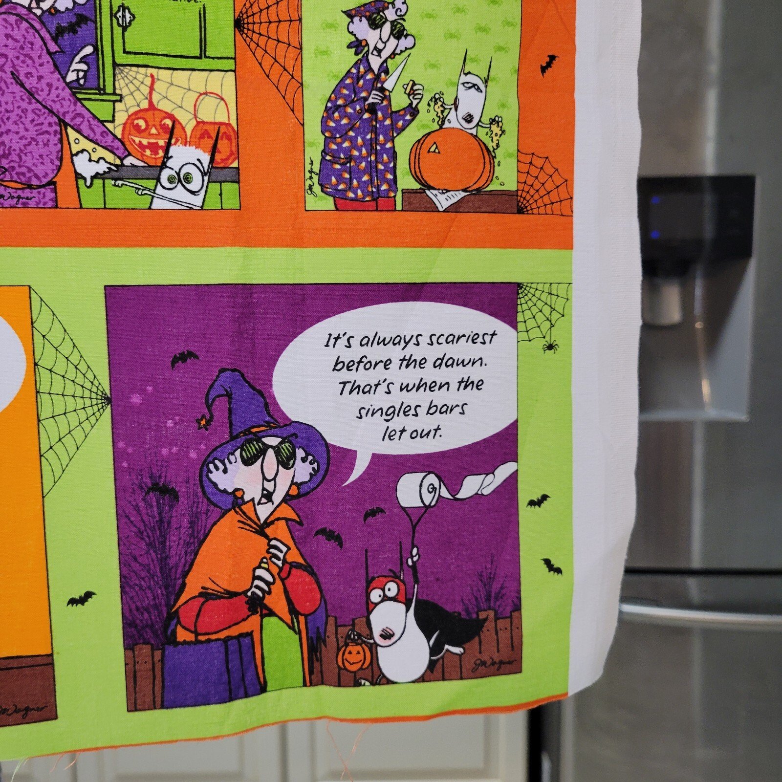 Halloween Maxine 2013 Funny Jokes Robert Kaufman Fabric 1/2 Yd - Image 6