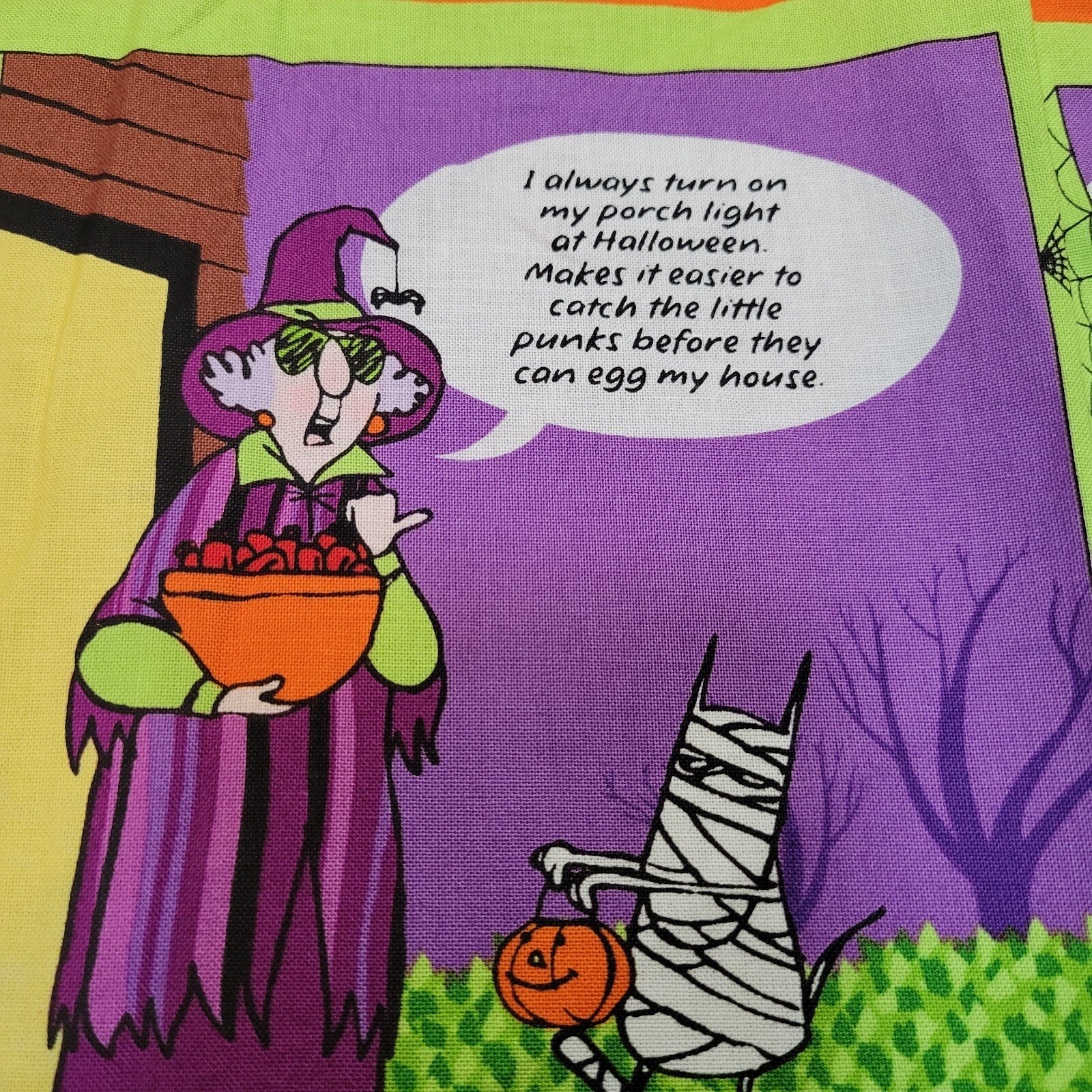 Halloween Maxine 2013 Funny Jokes Robert Kaufman Fabric 1/2 Yd - Image 8