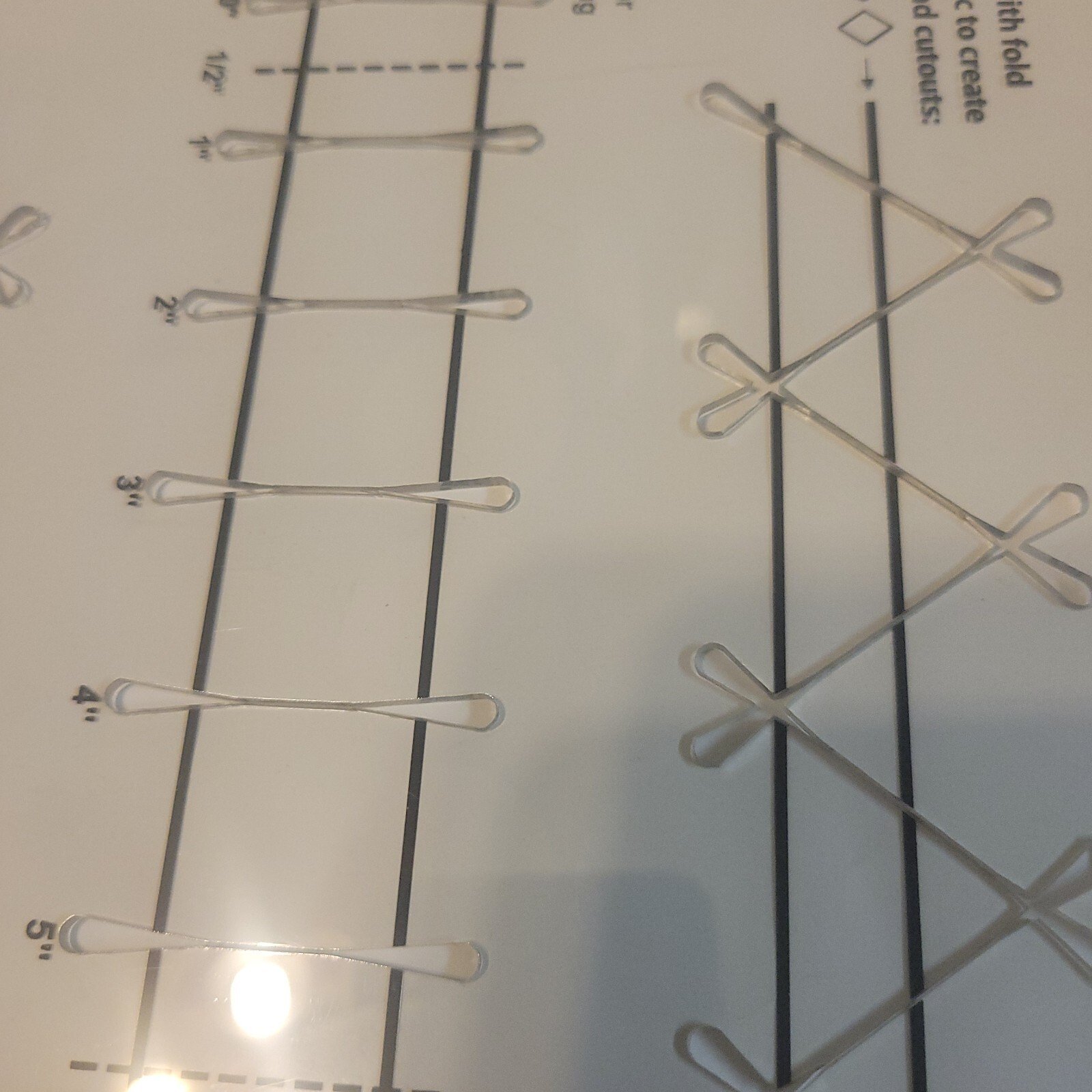 June Tailor Fancy Fleece Slotted Ruler (JT-783), - Image 5