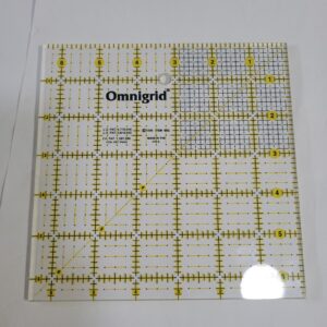 OmniGrid 6 1/2" X 6 1/2" Clear Square Measuring Ruler