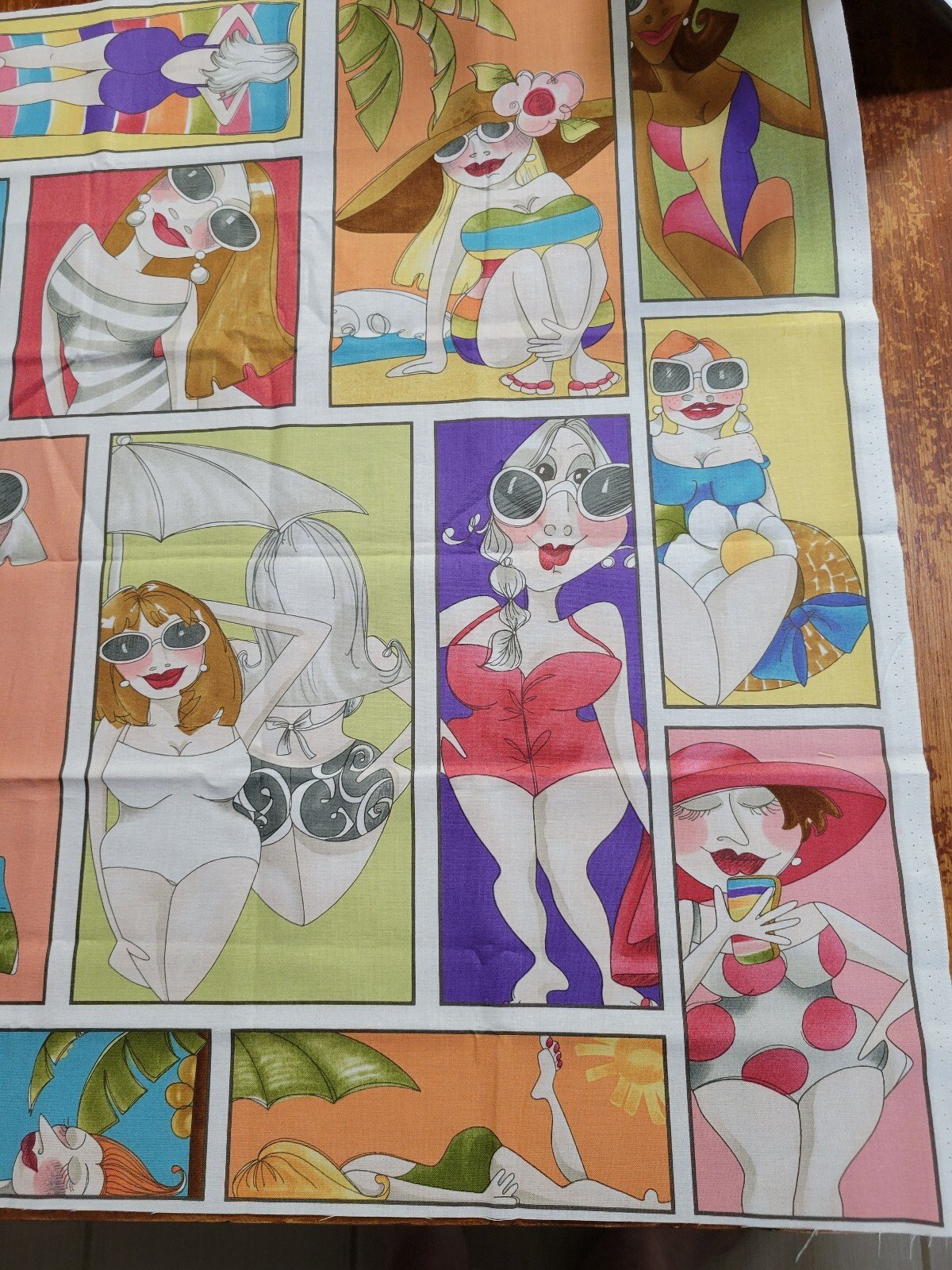 Loralie Harris Beach Beauty Fabric Panel 23x44 Inches
