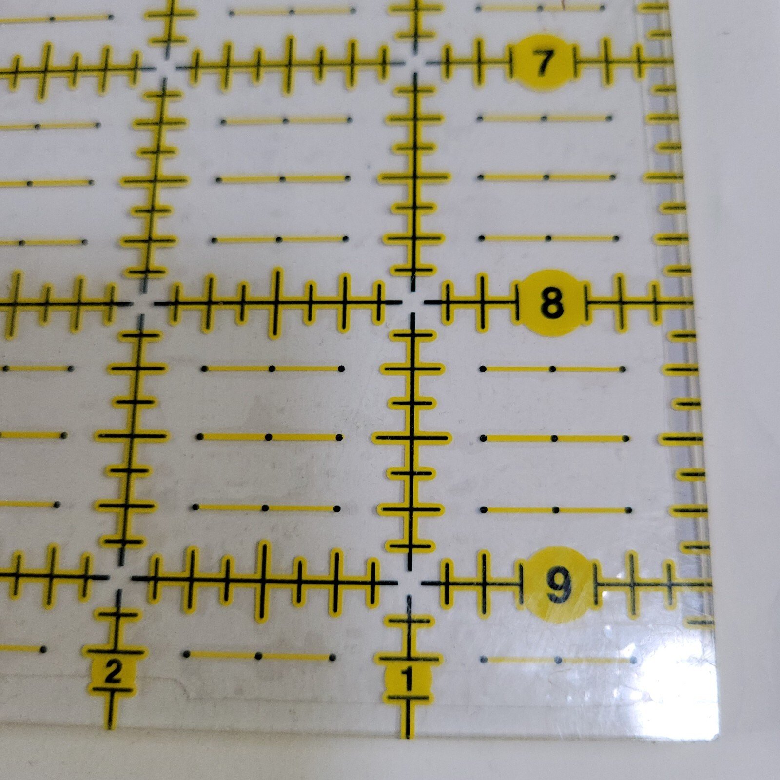Omnigrid Item 95 ~ 9.5" x 9.5" Omni Grid Ruler, 9-½" x 9-½ Vintage 1988 - Image 3