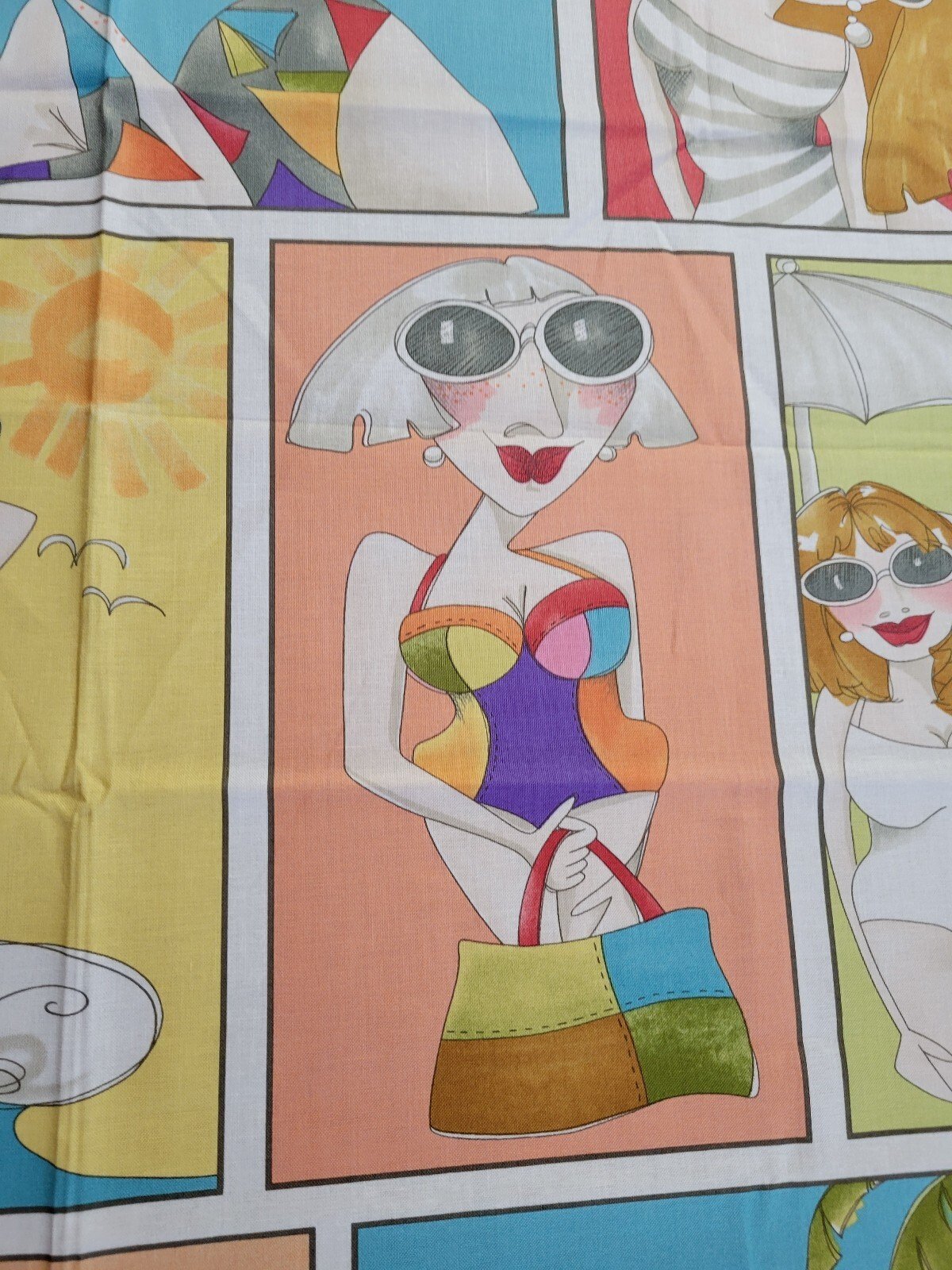 Loralie Harris Beach Beauty Fabric Panel 23x44 Inches - Image 2