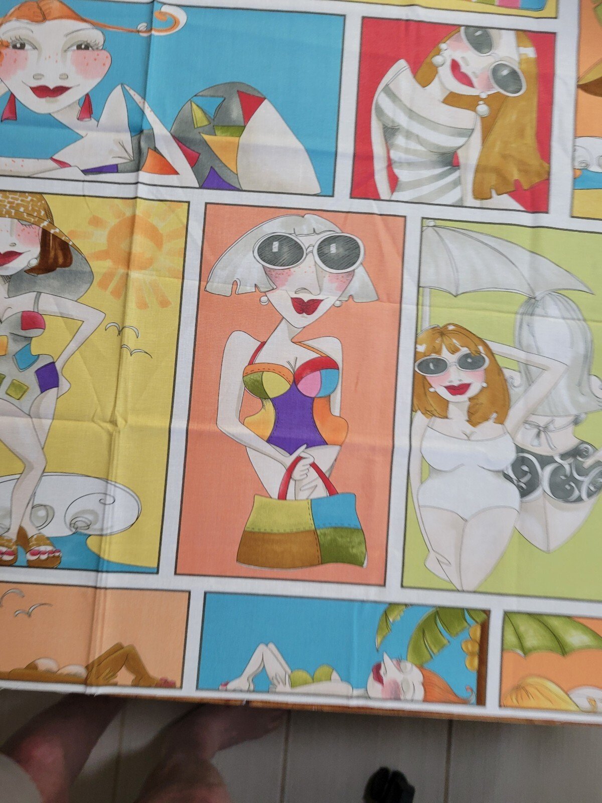 Loralie Harris Beach Beauty Fabric Panel 23x44 Inches - Image 9