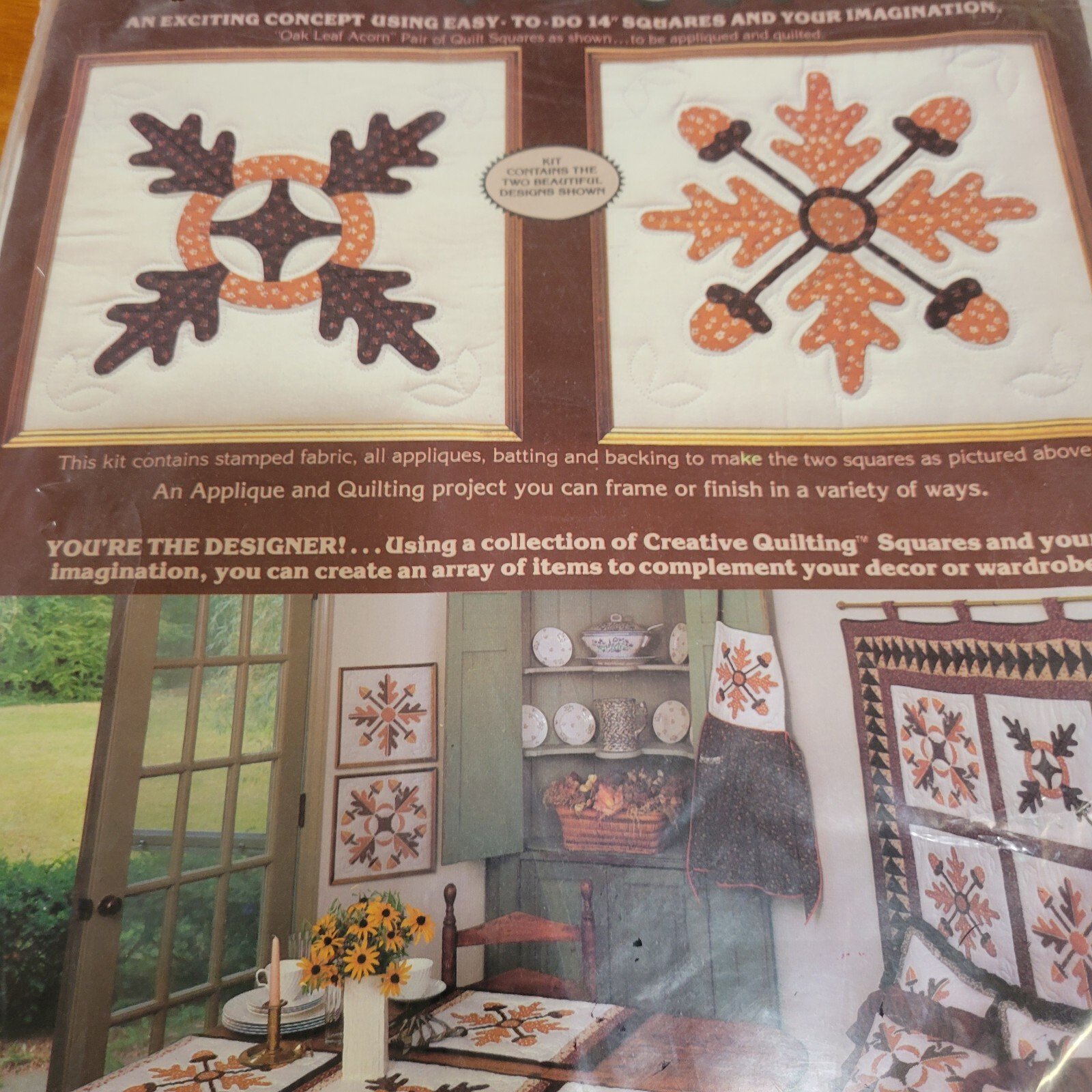 Vintage 1981 Creative Quilting Squares by Paragon Needlecraft Sealed Package NOS - Image 3