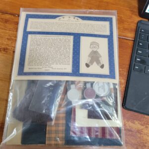 Historical Folk Art Doll Series Kit Six 15 Inch Homemade Raggedy Andy Type Kit