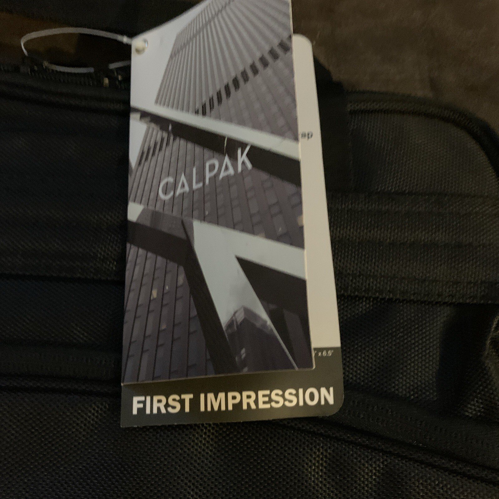 Calpak First Impressions Laptop Briefcase New W Tags With Strap - Image 2