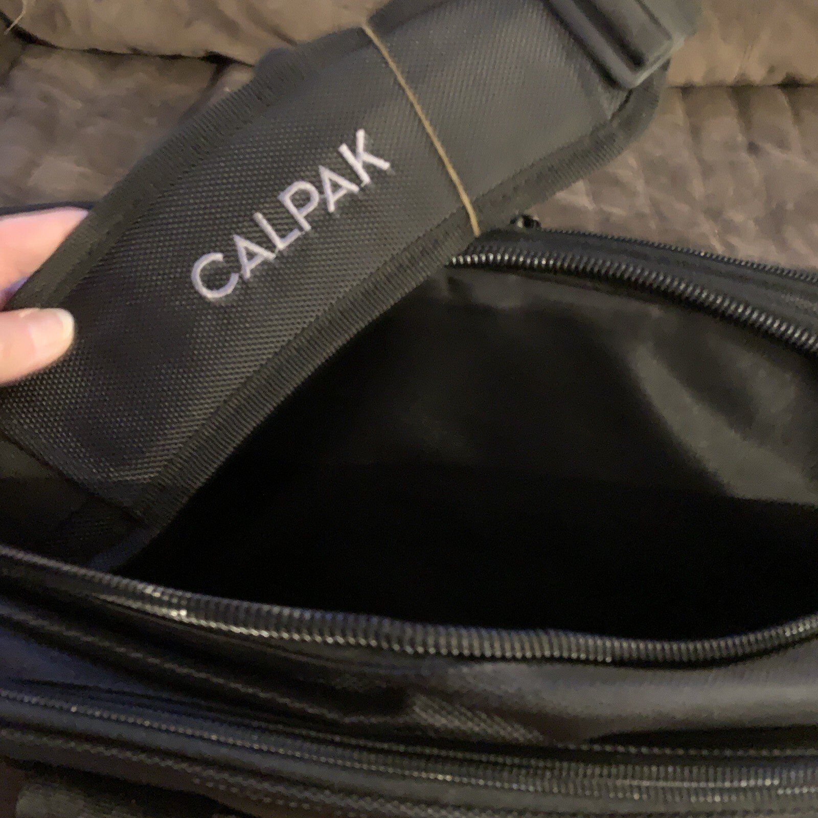 Calpak First Impressions Laptop Briefcase New W Tags With Strap - Image 6