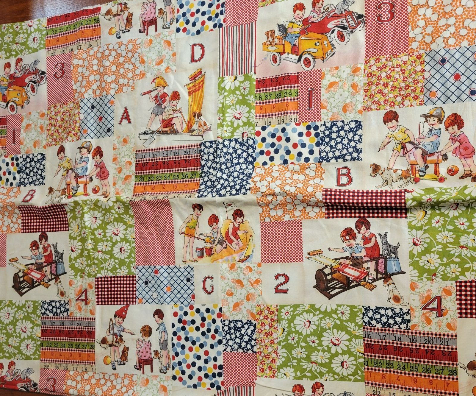 Wee Play American Jane Patterns 36 x 42 Children Patchwork Sandy Klop Moda