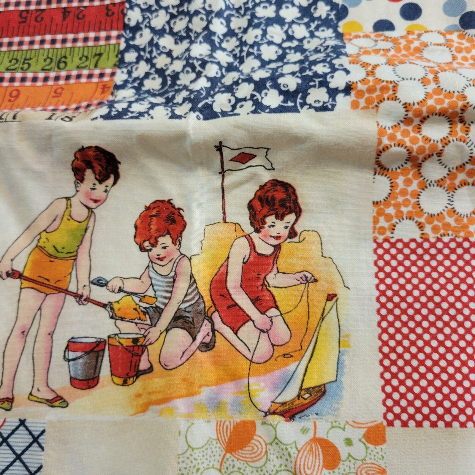 Wee Play American Jane Patterns 36 x 42 Children Patchwork Sandy Klop Moda - Image 7