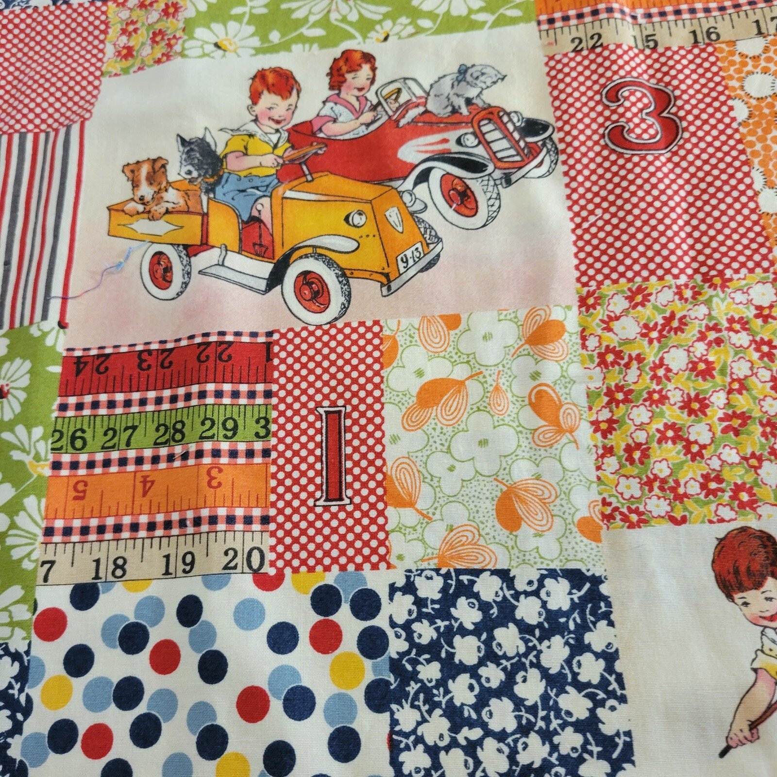 Wee Play American Jane Patterns 36 x 42 Children Patchwork Sandy Klop Moda - Image 8