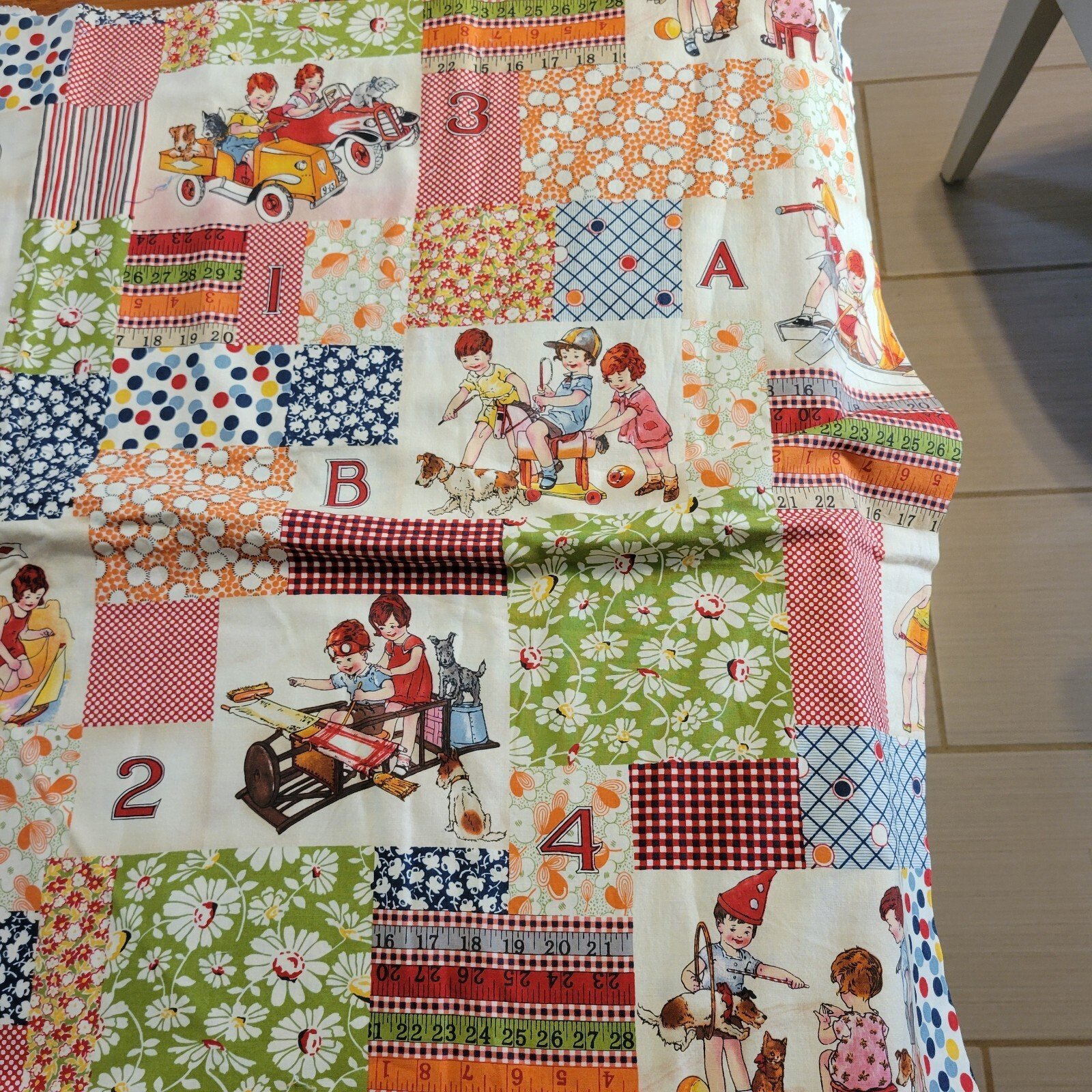 Wee Play American Jane Patterns 36 x 42 Children Patchwork Sandy Klop Moda - Image 9
