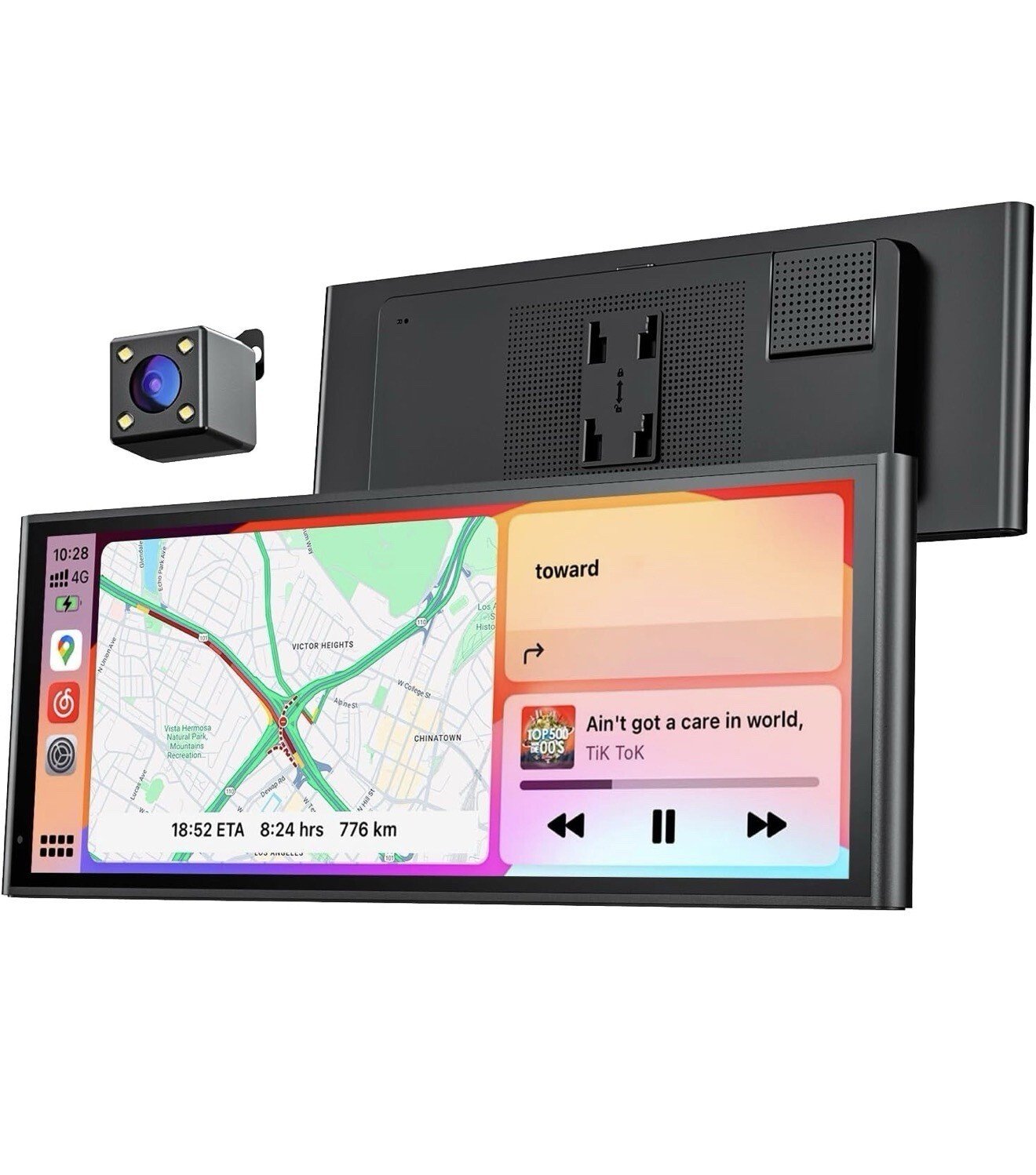 Krunia 9.26" Wireless Portable Car Play Screen- Apple CarPlay, Android Open Box - Image 3