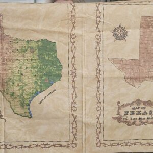 "Best of Texas" Sara Khammash Fabric Panel by MODA 22 x 44