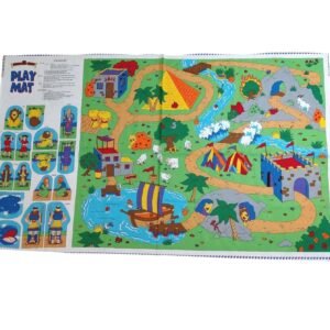Beginner's Bible Play Mat VIP Panel 58"x35" Joseph Castle Pyramid Jonah David